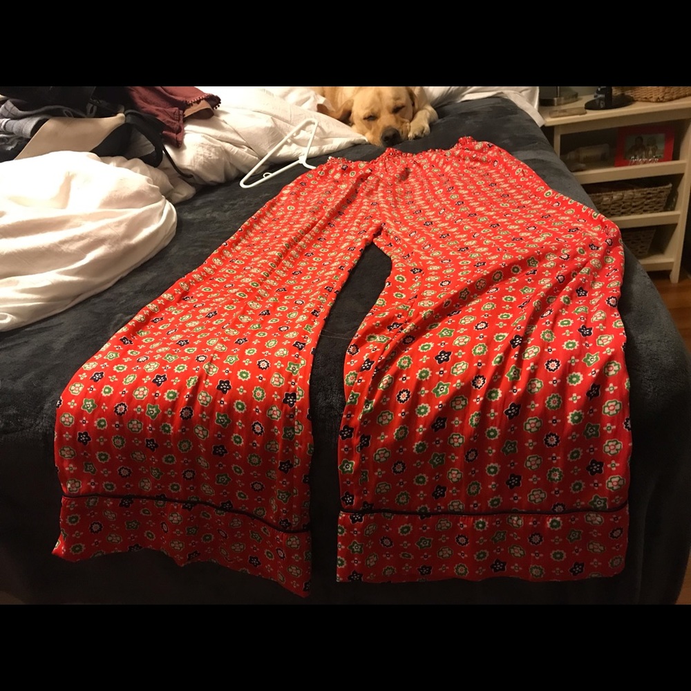 Silk pants